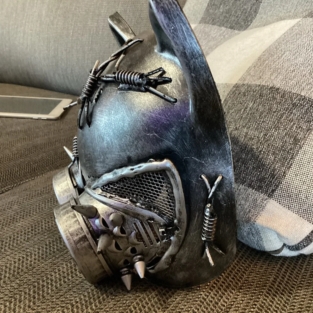 Steampunk Cat Mask Rave Masquerade Halloween Costume Goggles